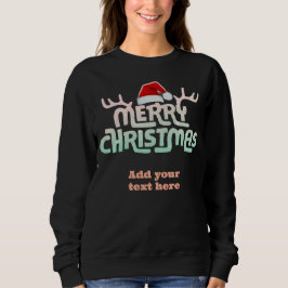 Camiseta Texto Personalizado de Feriado de Natal Feio