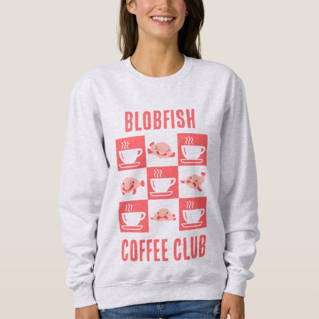 Camiseta Texto Personalizado do CLUBE DE CAFÉ BLOBFISH (Frente)