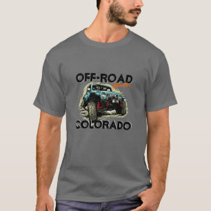 Camiseta Texto Personalizado do Colorado 4X4 ATV fora de es