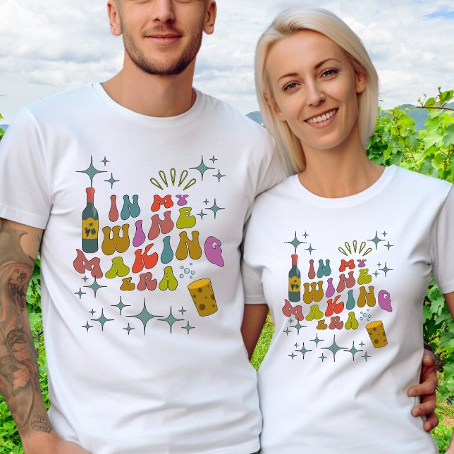 Camiseta Texto Personalizado do Hobby do Fazer de Vinho no  (Criador carregado)