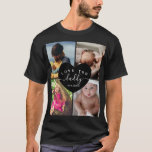 Camiseta Texto Personalizado do Melhor Pai de Colagem de Fo<br><div class="desc">Texto Personalizado do Melhor Pai de Colagem de Fotografias do pai</div>