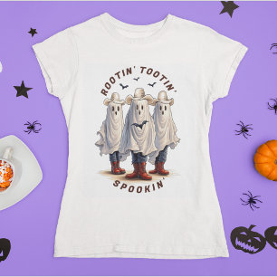 Camiseta Texto Personalizado do Spookin de Tootin do Rootin