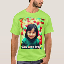 Camiseta Texto personalizado e foto