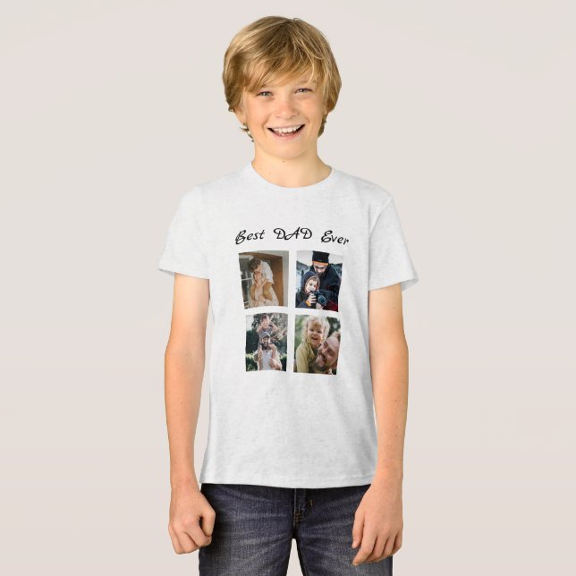 Camiseta Texto personalizado e imagem x4 (Frente Completa)