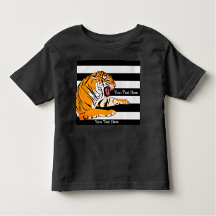 Camiseta Texto Personalizado/ Faixa de Gato do Zoológico Ra