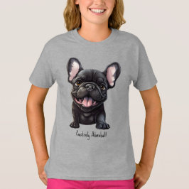 Camiseta Texto personalizado 🐶 filhote francês
