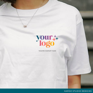 Camiseta Texto personalizado Logotipo de Promocional comerc