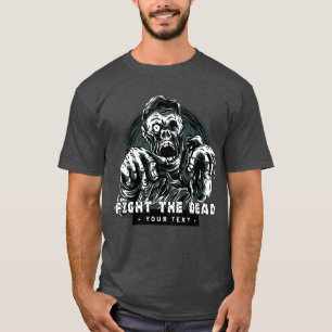 Camiseta Texto personalizado "Luta contra o Morto" Roupa de
