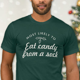 Camiseta Texto personalizado mais propenso ao erro T-S do d