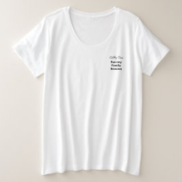 Camiseta Texto Personalizado Mais Tamanho Família Reunião C