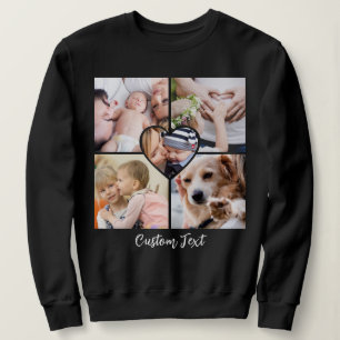 Camiseta Texto Personalizado Moderno com Colagem de Fotos e