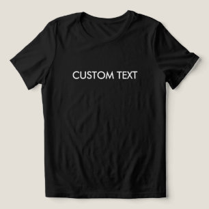 Camiseta Texto Personalizado Para Mulheres Presente de Nome