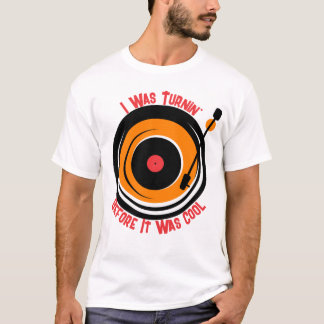 Camiseta Texto personalizado recorde vinil LP retrô-música
