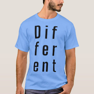 Camiseta Texto Preto com Tipografia Diferente Minúscula