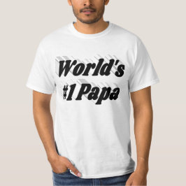 Camiseta Texto preto do Papa