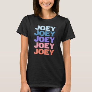 Camiseta Texto Repetido Moderno Joey