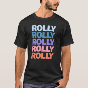Camiseta Texto Repetido Moderno Rolly