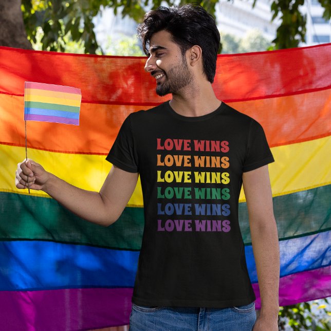 Camiseta Texto repetitivo personalizável do Orgulho gay LGB (Criador carregado)