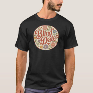 Camiseta Texto retrô cego