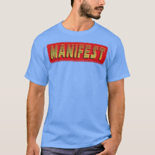 Camiseta Texto Retroativo de Vintage do Manifesto