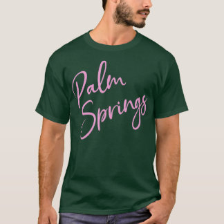 Camiseta Texto Rosa do Script da CA da Califórnia para Prim