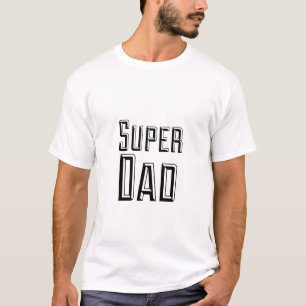 Camiseta Texto super do bloco do pai