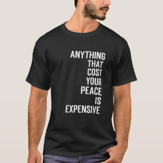 Camiseta Texto unisexo de aspas motivacionais
