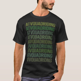 Camiseta Texto Verde ATV Quad Ring