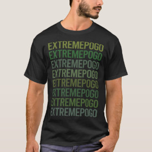 Camiseta Texto Verde Extreme Pogo