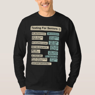 Camiseta Textos Para Código De Textura De Mais velho