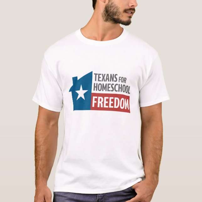 Camiseta Textos para o logotipo de liberdade na escola domé (Frente)