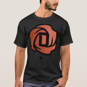 Camiseta Textura de basquete de Rosa Derrick