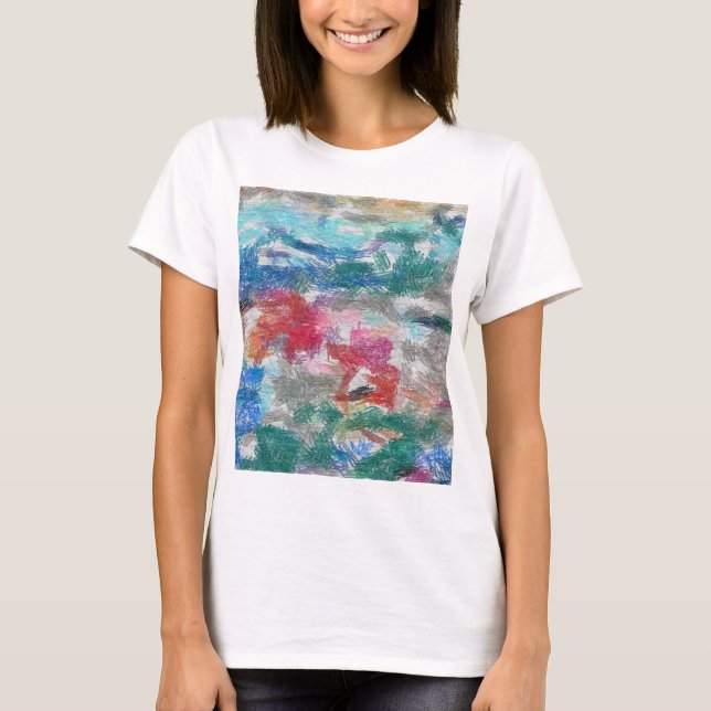 Camiseta Textura de Crayons (Frente)
