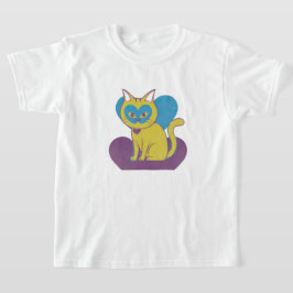 Camiseta Textura de Gato Bonito em 90 designs