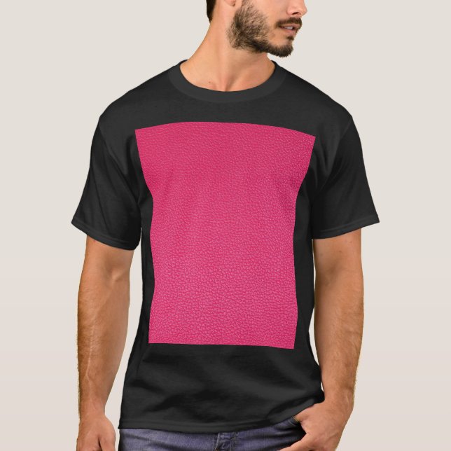 Camiseta Textura de tecido rosa de luxo fino. (Frente)
