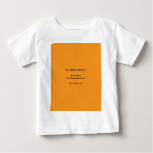 Camiseta Textura Laranja Retro – Arte de Vibrações de Verão