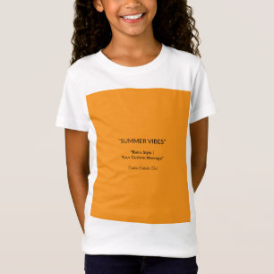 Camiseta Textura Laranja Retro - Vibrações de Verão Arte