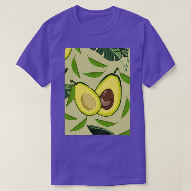 Camiseta Textura Talentosa de Frutas Avocado (Frente do Design)