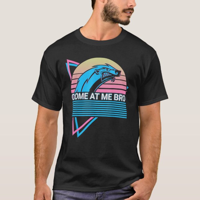 Camiseta Texugo Mel Retro Venha Até Mim Irmão (Frente)