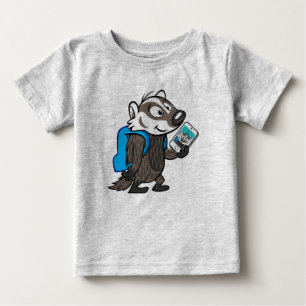 Camiseta Texugo Selfie do filho do baby-boom do guaxinim  