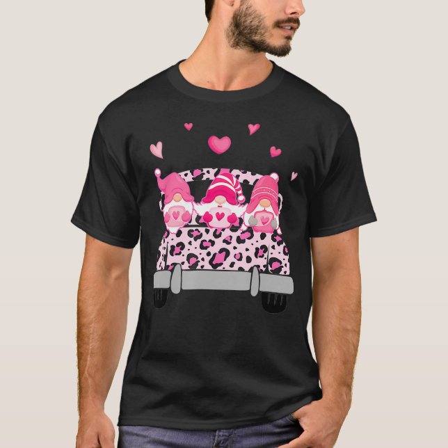 Camiseta Tg Leopardo Truck Gnomo Dia de os namorados (Frente)