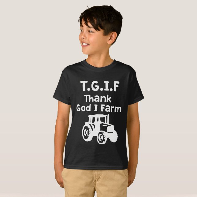 Camiseta TGIF - Thank God j quinta (Frente Completa)