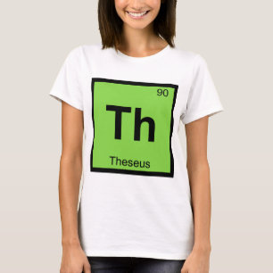 Camiseta Th - Teseu Tabela Periódica Química Grega