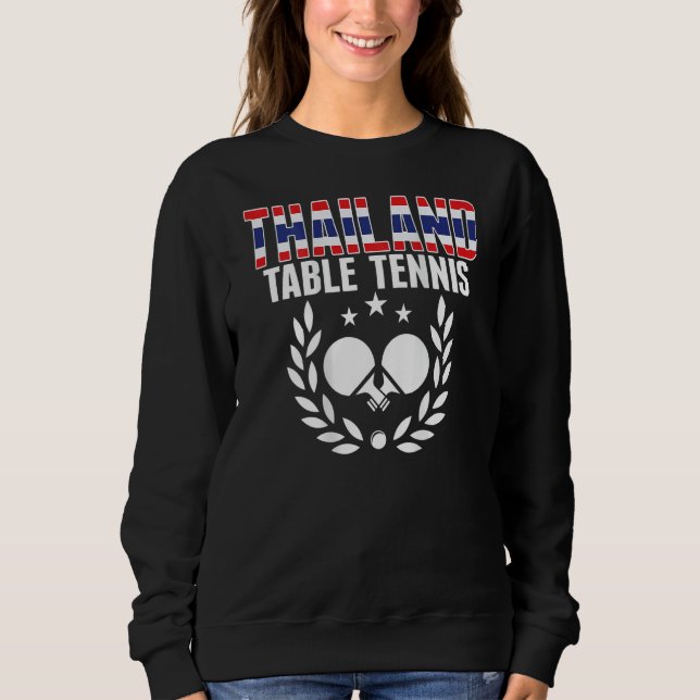 Camiseta Thailand Ping Pong     Thai Table Tennis Team Supp (Frente)