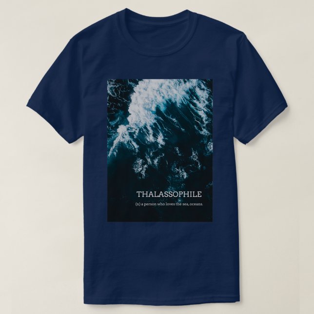 Camiseta Thalassophile (Frente do Design)