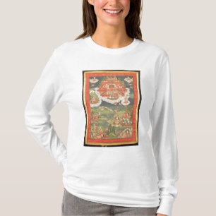 Camiseta Thangka do paraíso de Amitabha