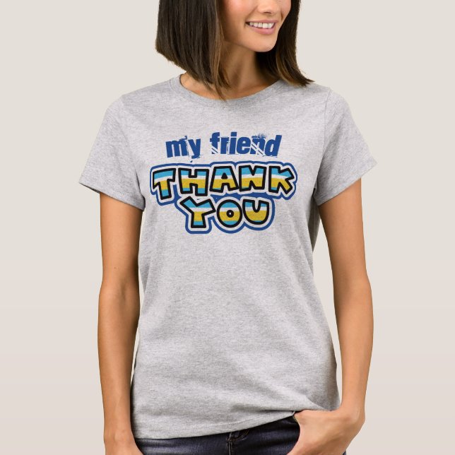 Camiseta Thank you clipart (Frente)