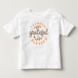 Camiseta Thankful Grateful Blessed Thanksgiving Pumpkin