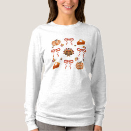 Camiseta Thanksgiving Bows Shirt
