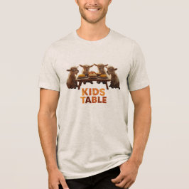 Camiseta Thanksgiving: Kids' Table